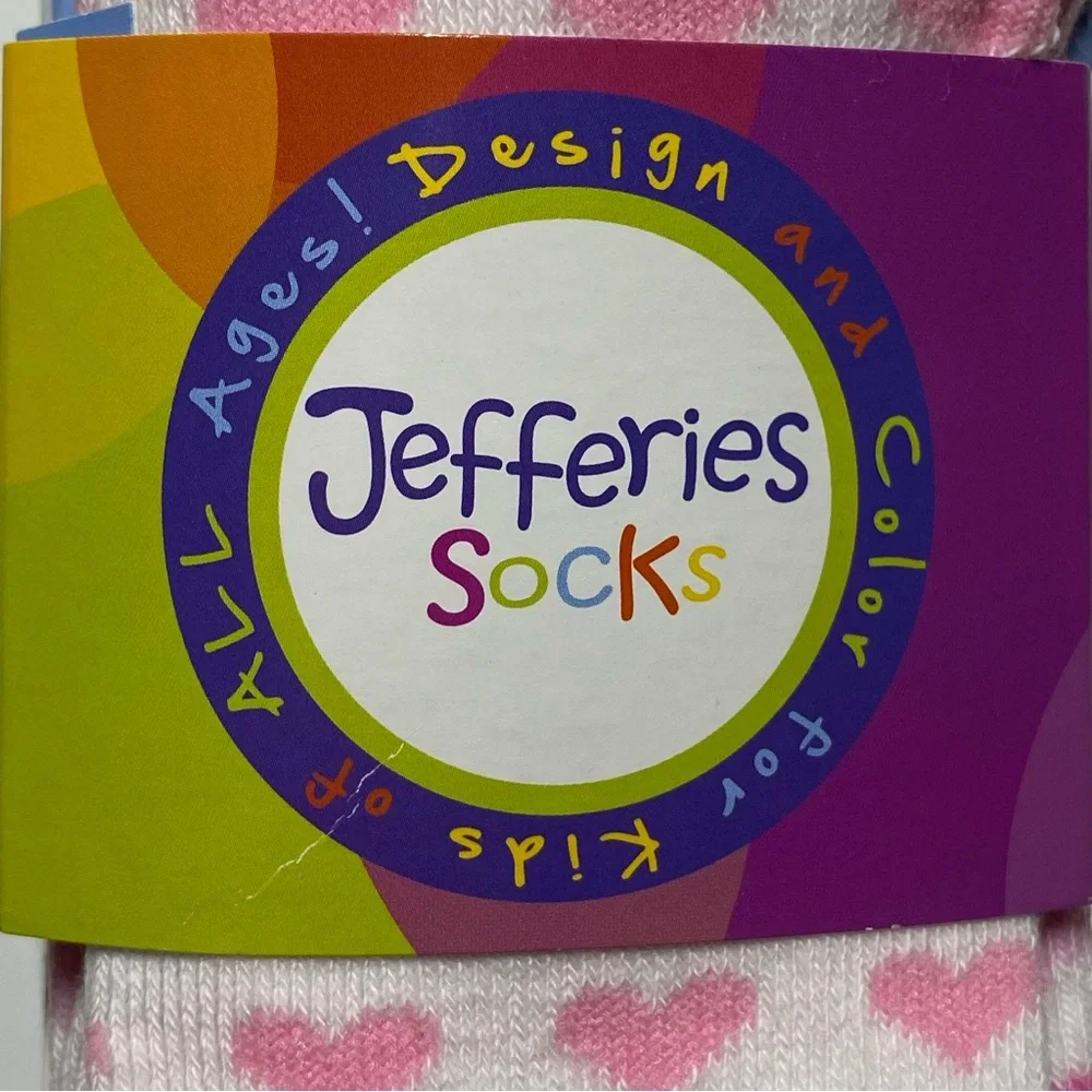 Jefferies Socks Girls Heart Tights 18 24 Months NWT New Pink Valentine’s Day